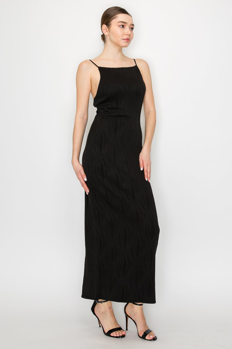 Vestido Iris largo de textura - Imagen 5