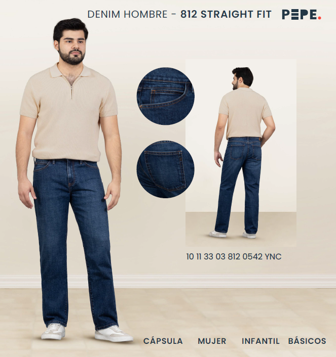 Pantalón pepe 812 recto 03 812 0542