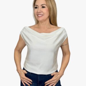 Blusa Jacaranda con cuello caído