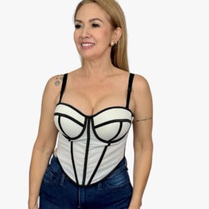 Blusa tipo Corset French Kiss