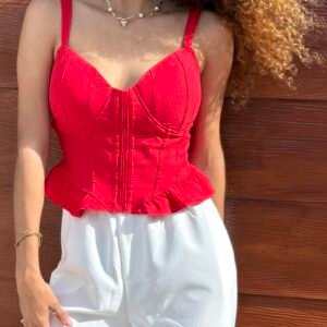 Blusa tipo corset Haute Monde