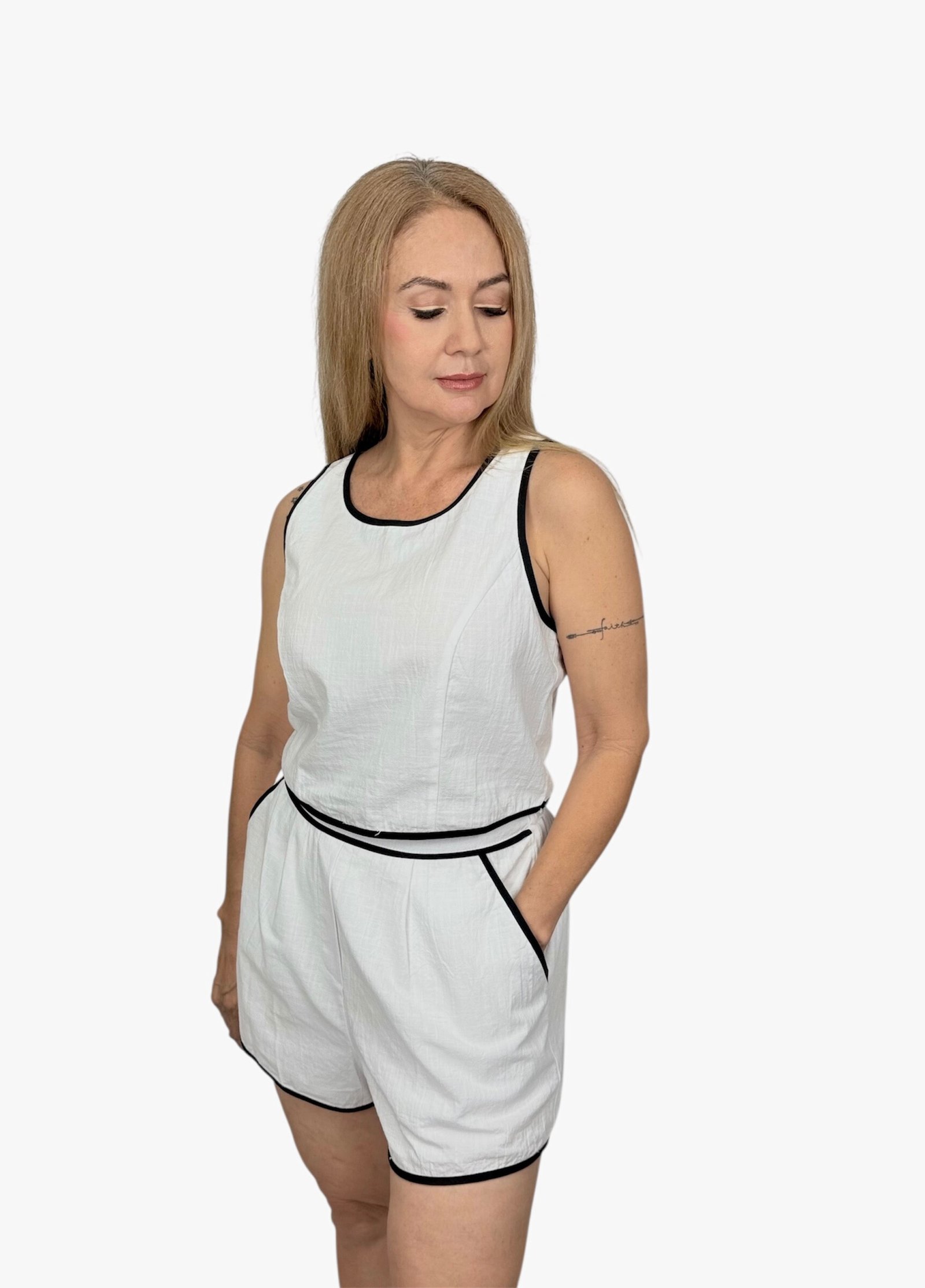 CONJUNTO DE SHORT Y BLUSA THE VINTAGE SHOP