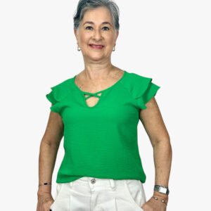 Blusa Together con cruce en el cuello