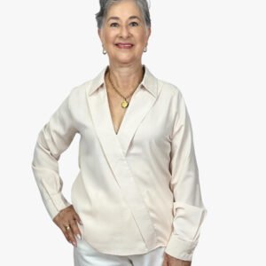 Blusa manga larga Milk & Honey de cuello V