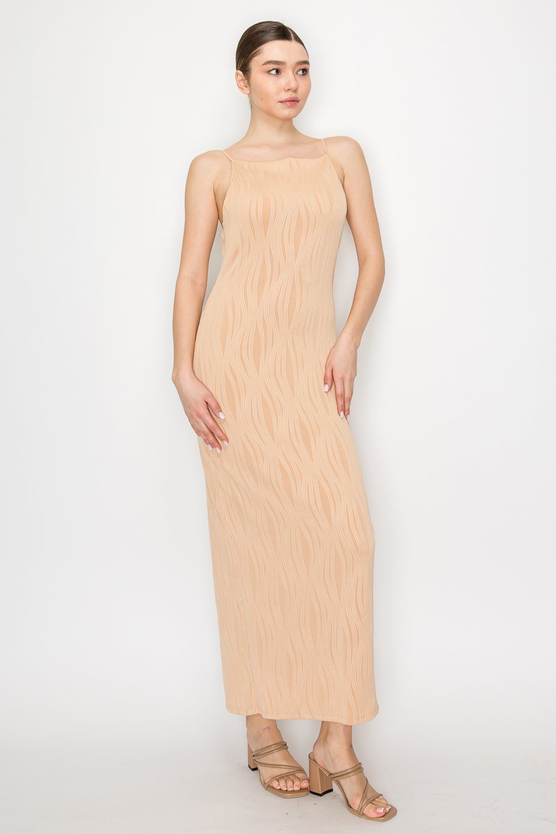Vestido Iris largo de textura - Imagen 9