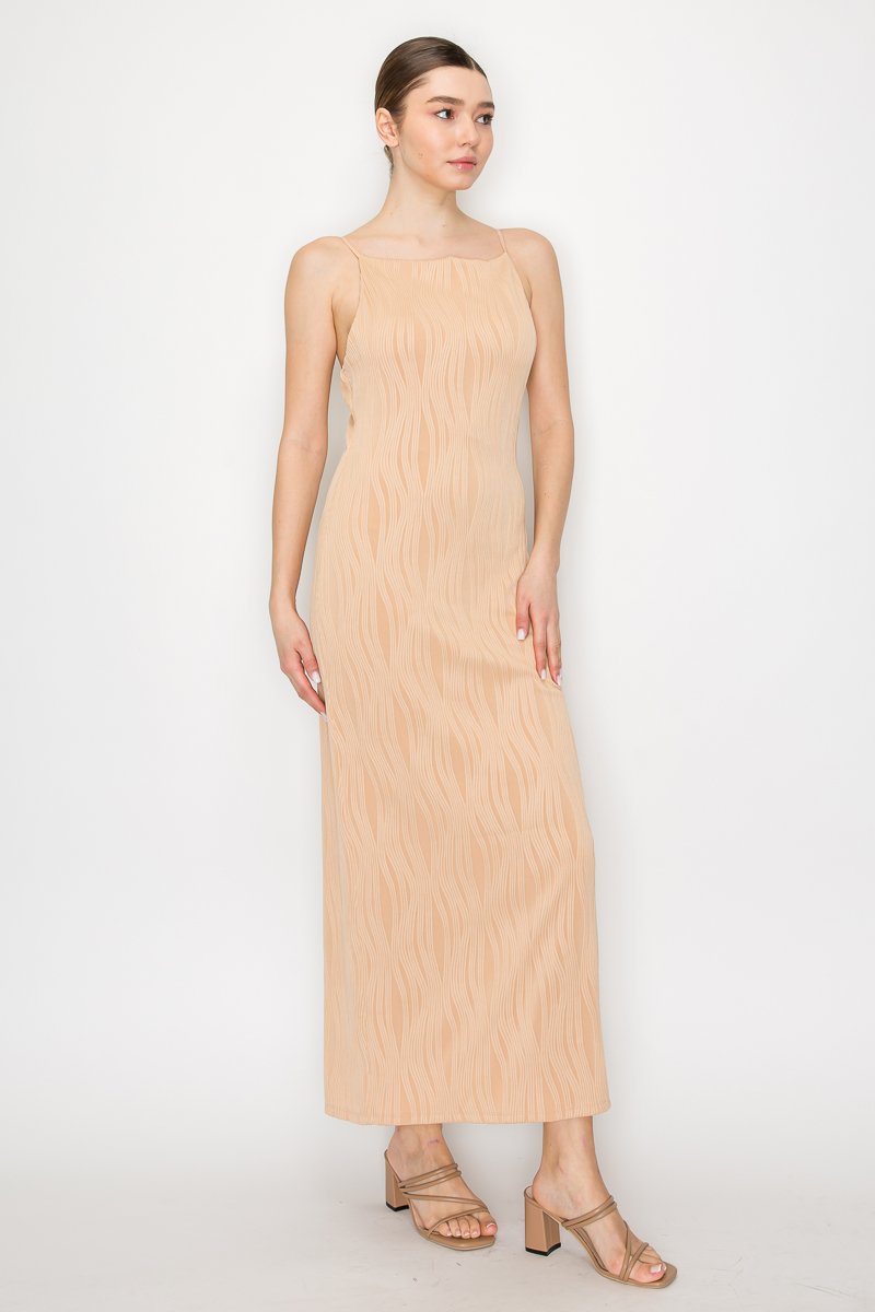 Vestido Iris largo de textura - Imagen 7