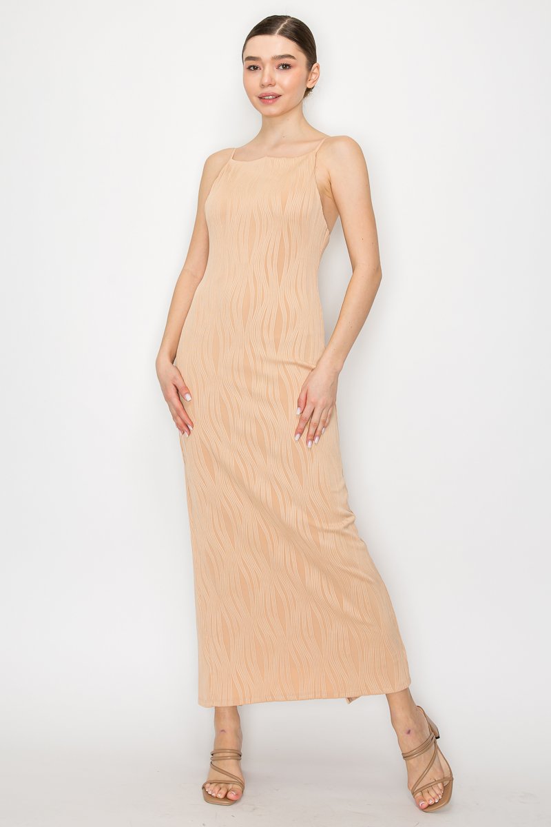 Vestido Iris largo de textura - Imagen 6