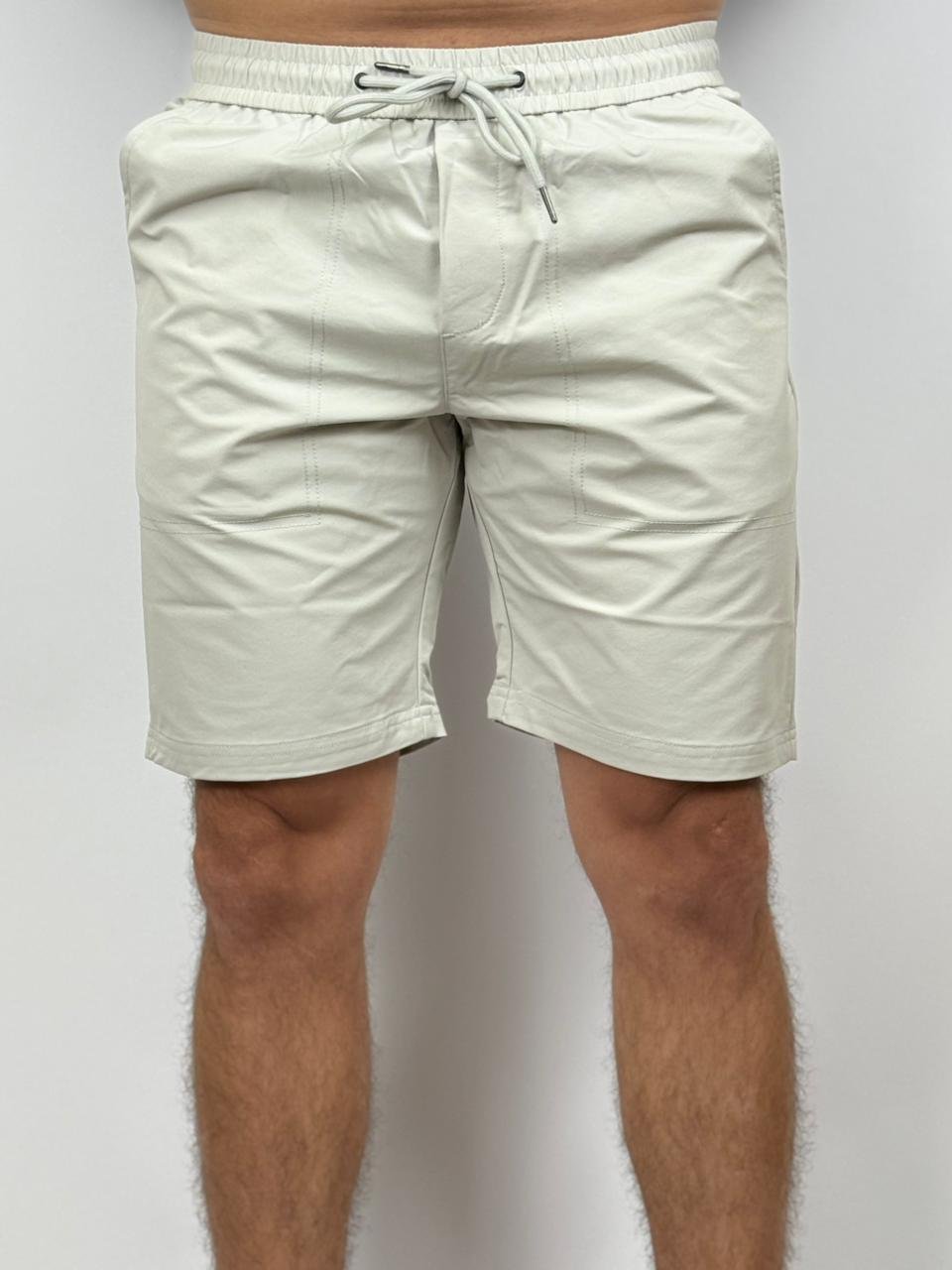 SHORT LISO CON ELÁSTICO EN LA CINTURA BLOCK - Imagen 10