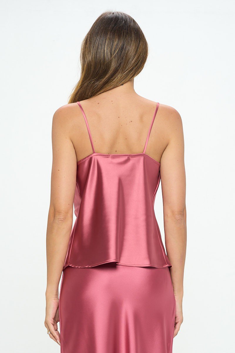 Blusa de satín Reneéc de tirantes - Imagen 29