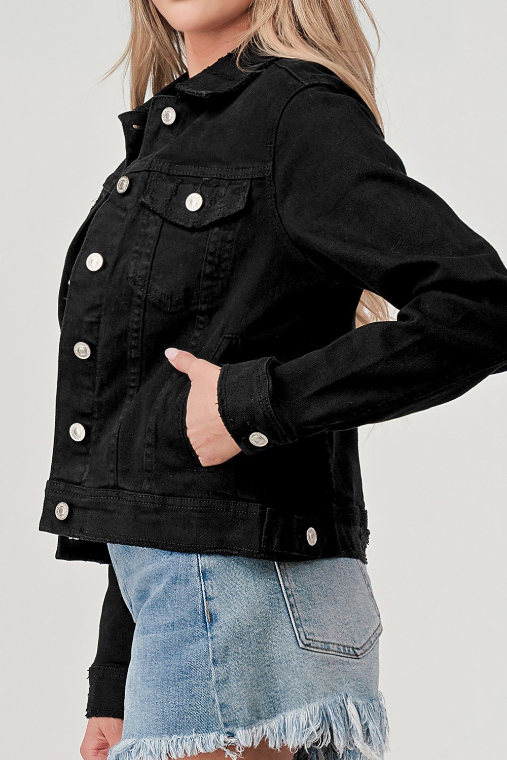 JACKET DE MEZCLILLA I&M JEANS - Imagen 4