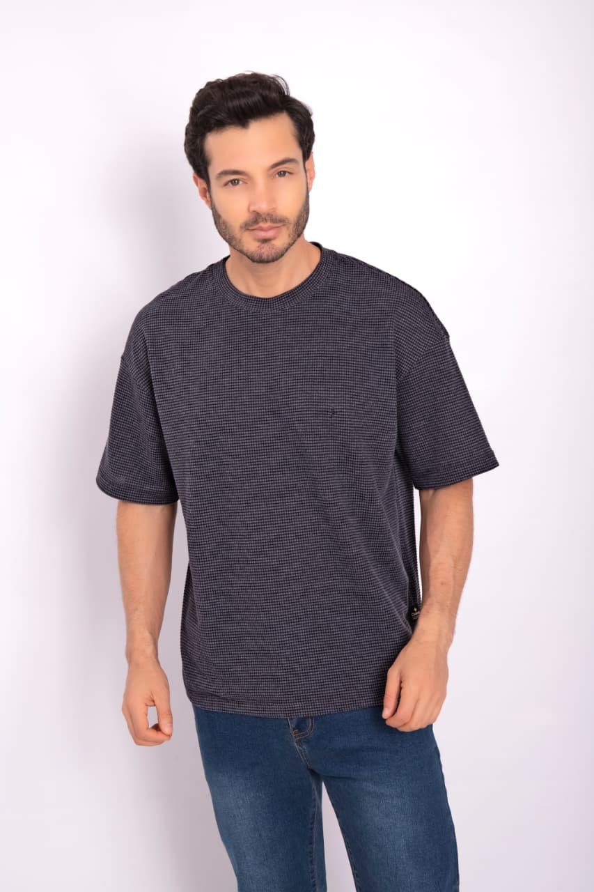 CAMISETA OVERSIZE CON TEXTURA CIVIL ROAD