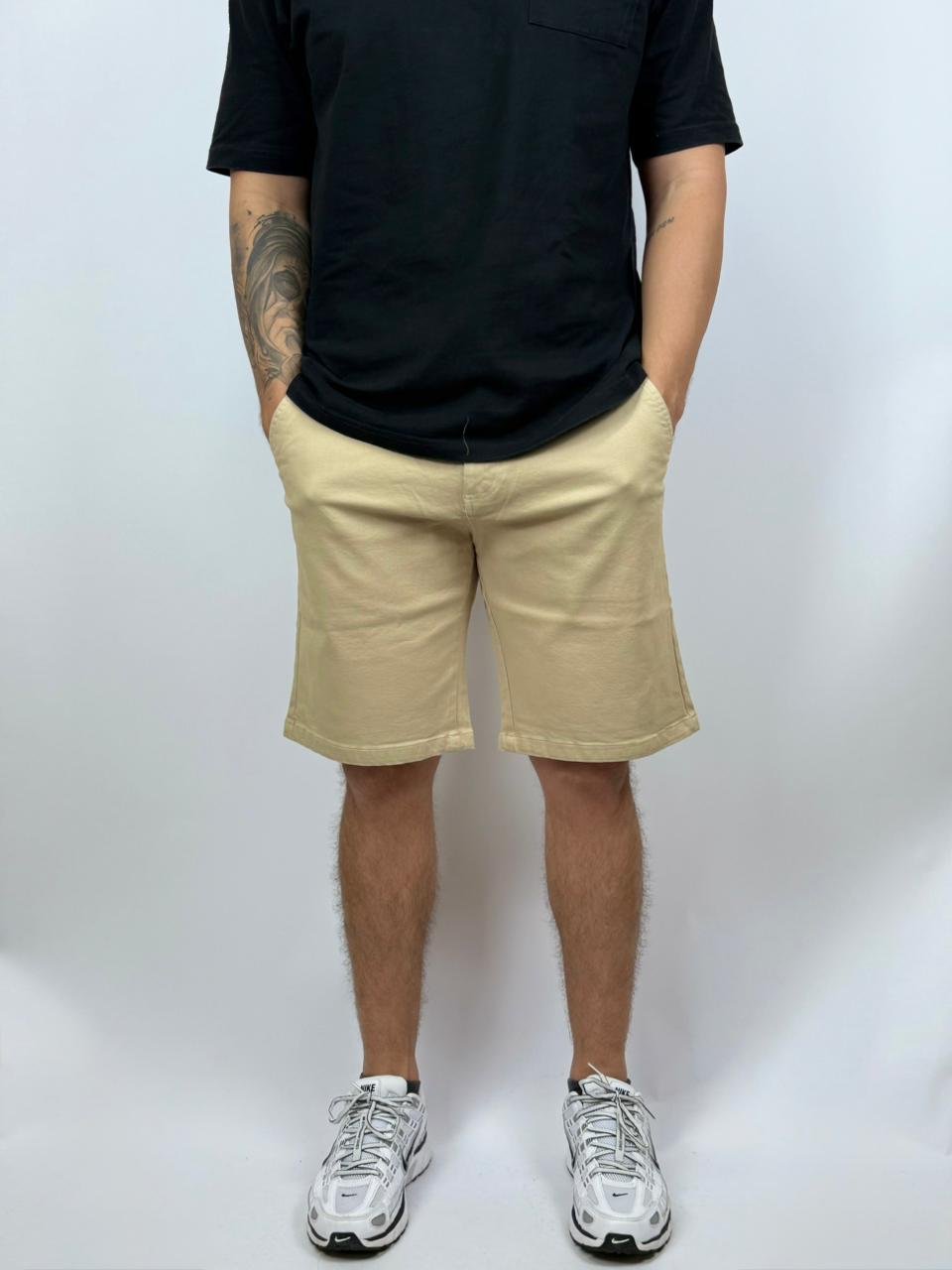 SHORT DE TELA CON PARALES BLOCK - Imagen 10