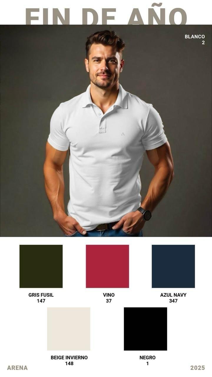 CAMISETA TIPO POLO ARENA