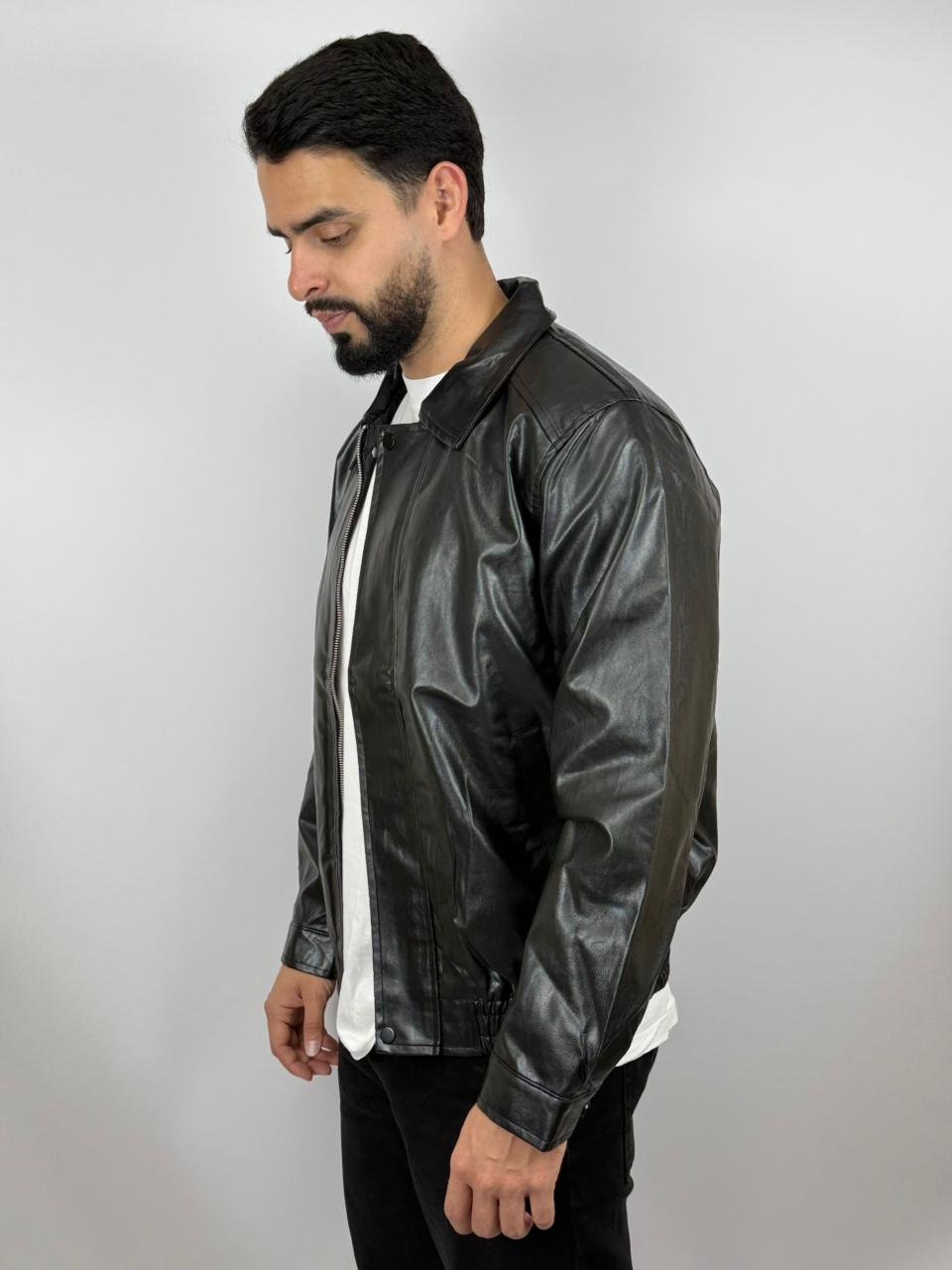 JACKET CUERINA BLOCK - Imagen 4