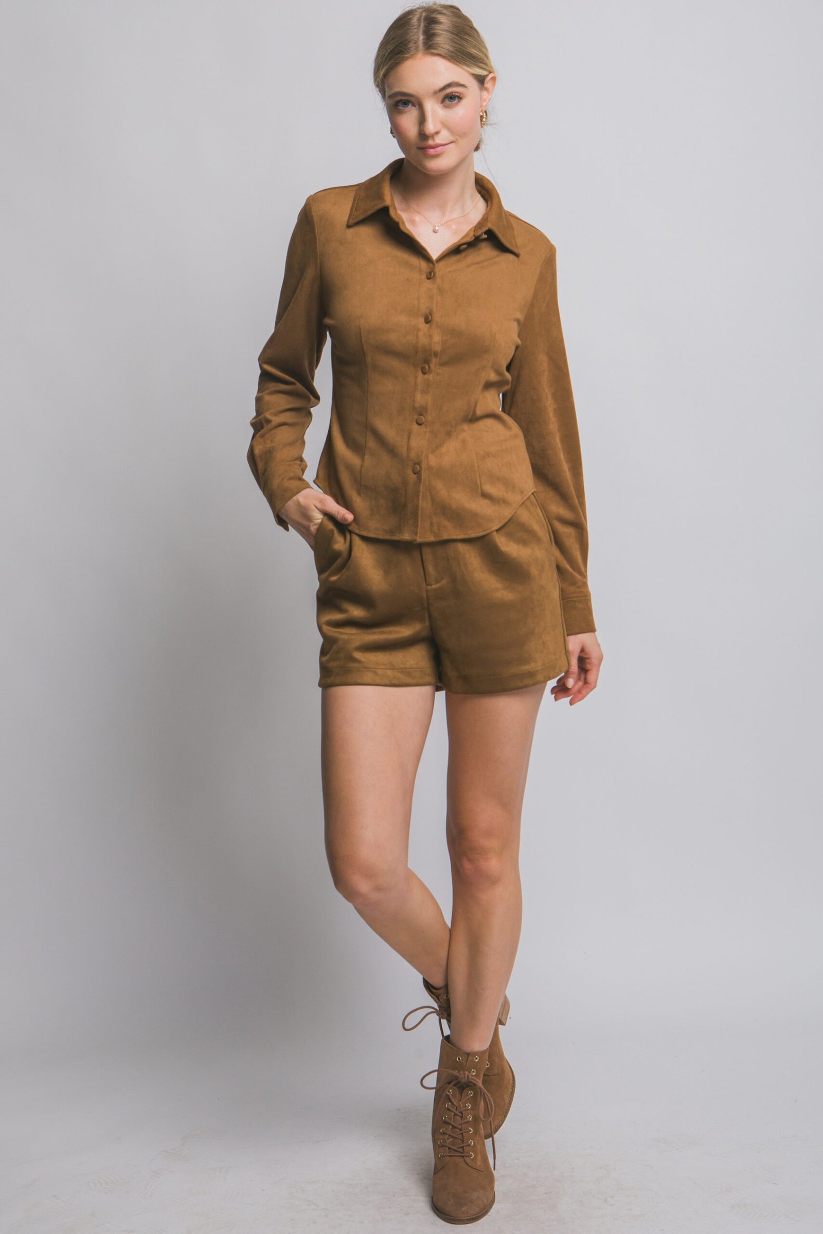 CAMISA DE GAMUZA LOVE TREE - Imagen 6