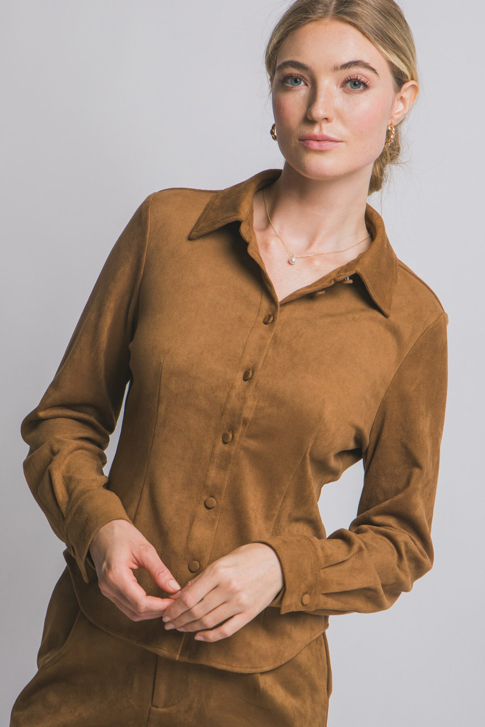 CAMISA DE GAMUZA LOVE TREE