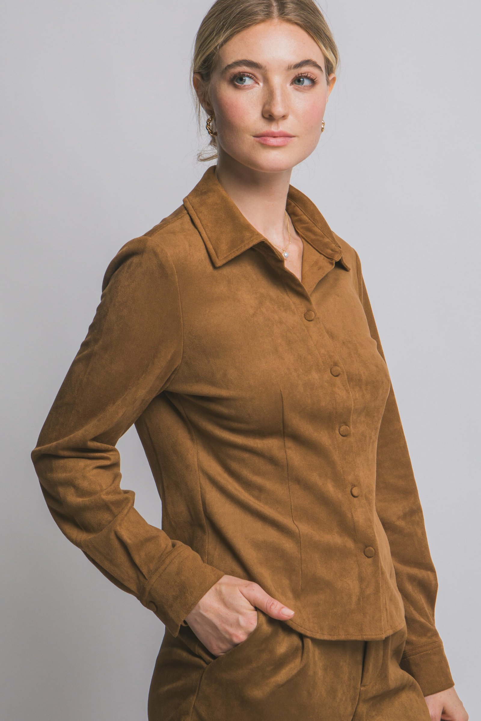 CAMISA DE GAMUZA LOVE TREE - Imagen 4