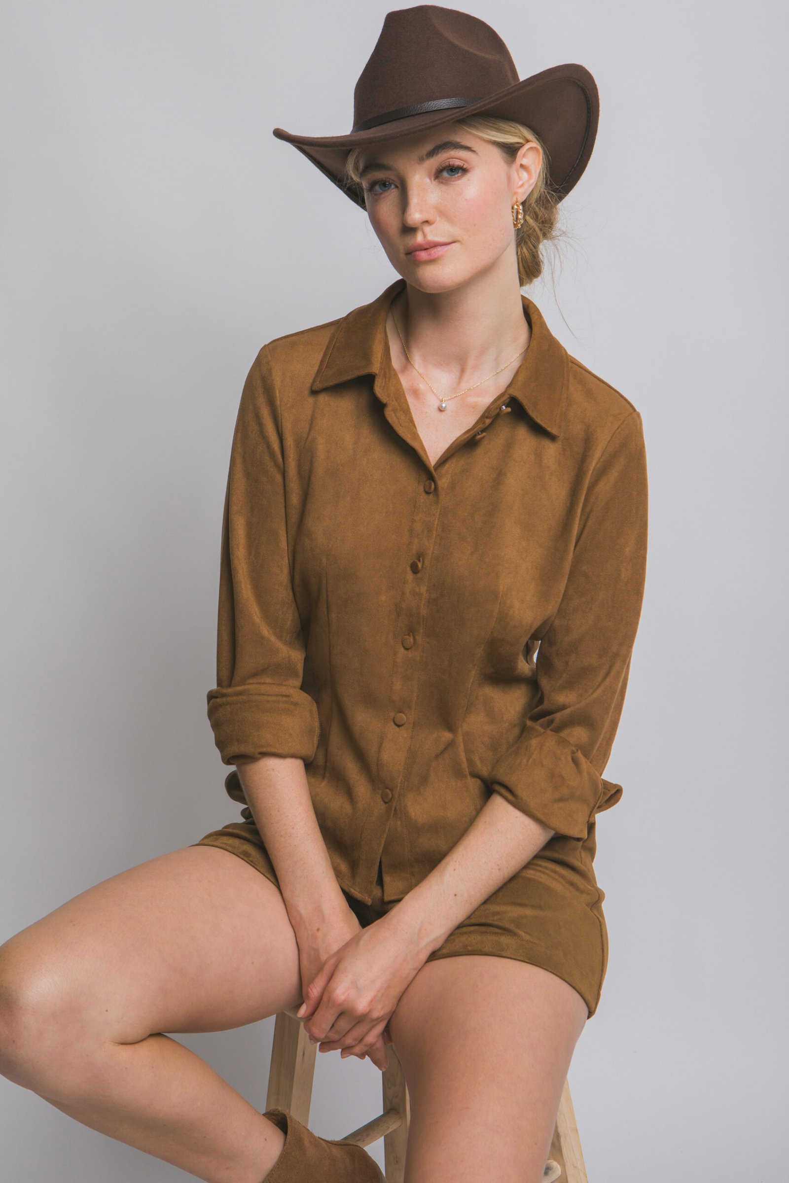 CAMISA DE GAMUZA LOVE TREE - Imagen 3