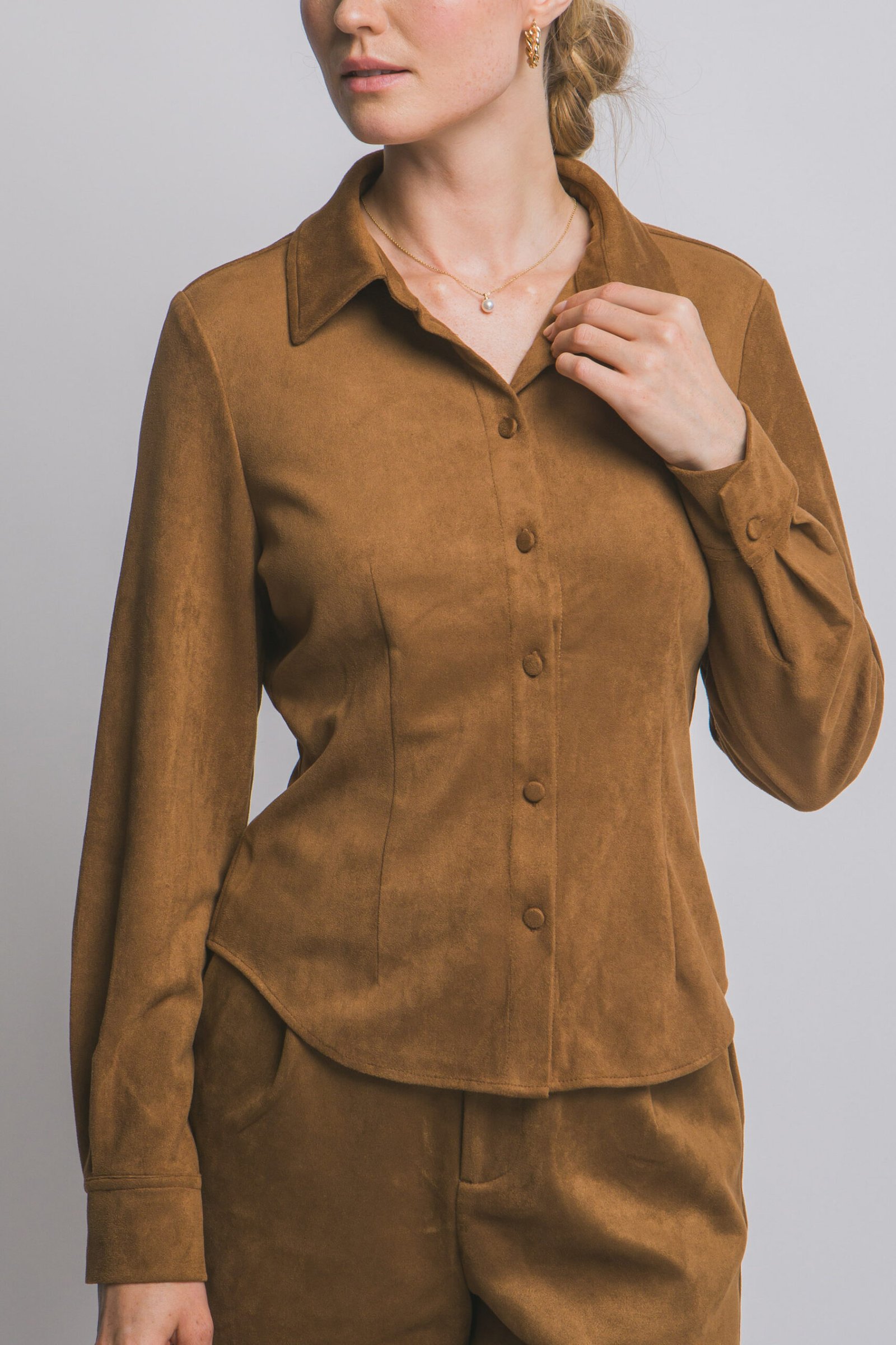 CAMISA DE GAMUZA LOVE TREE - Imagen 2