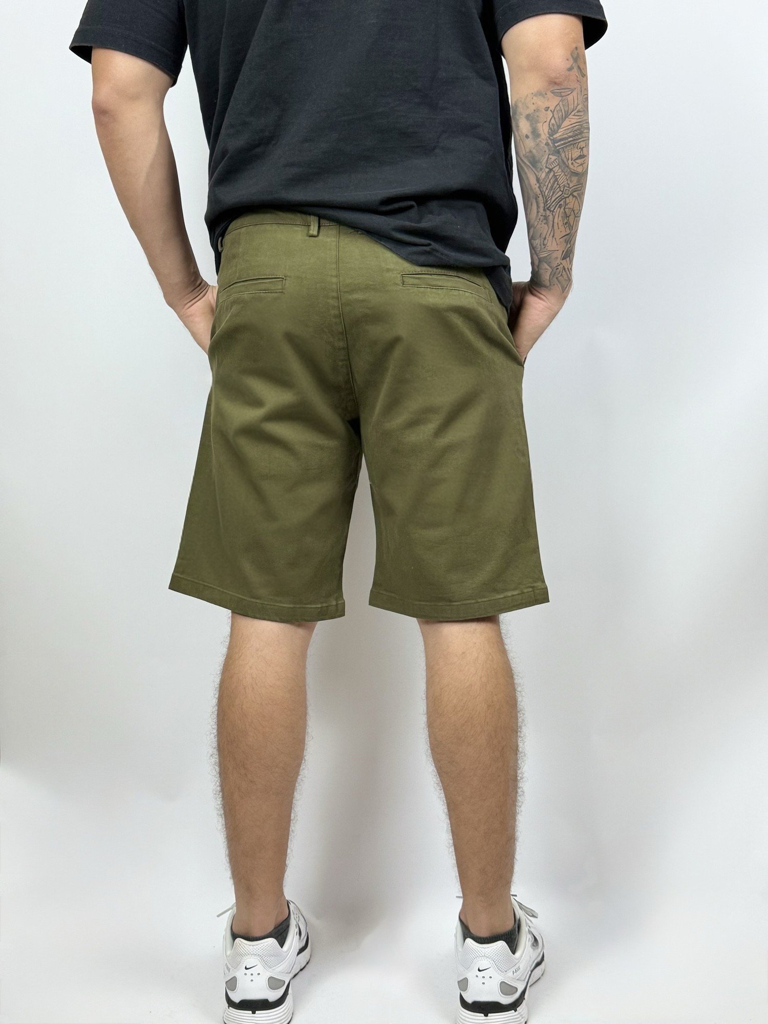 SHORT DE TELA CON PARALES BLOCK - Imagen 8