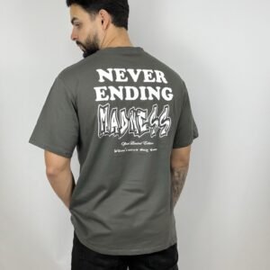 CAMISETA OVERSIZE NEVER ENDING MADNESS HYDROLIC