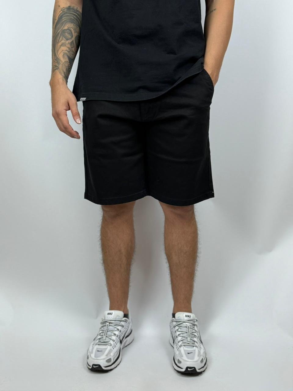 SHORT DE TELA CON PARALES BLOCK - Imagen 2