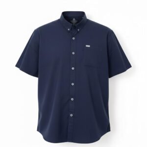 CAMISA AZUL CON BOLSA TALLA PLUS REDSAND