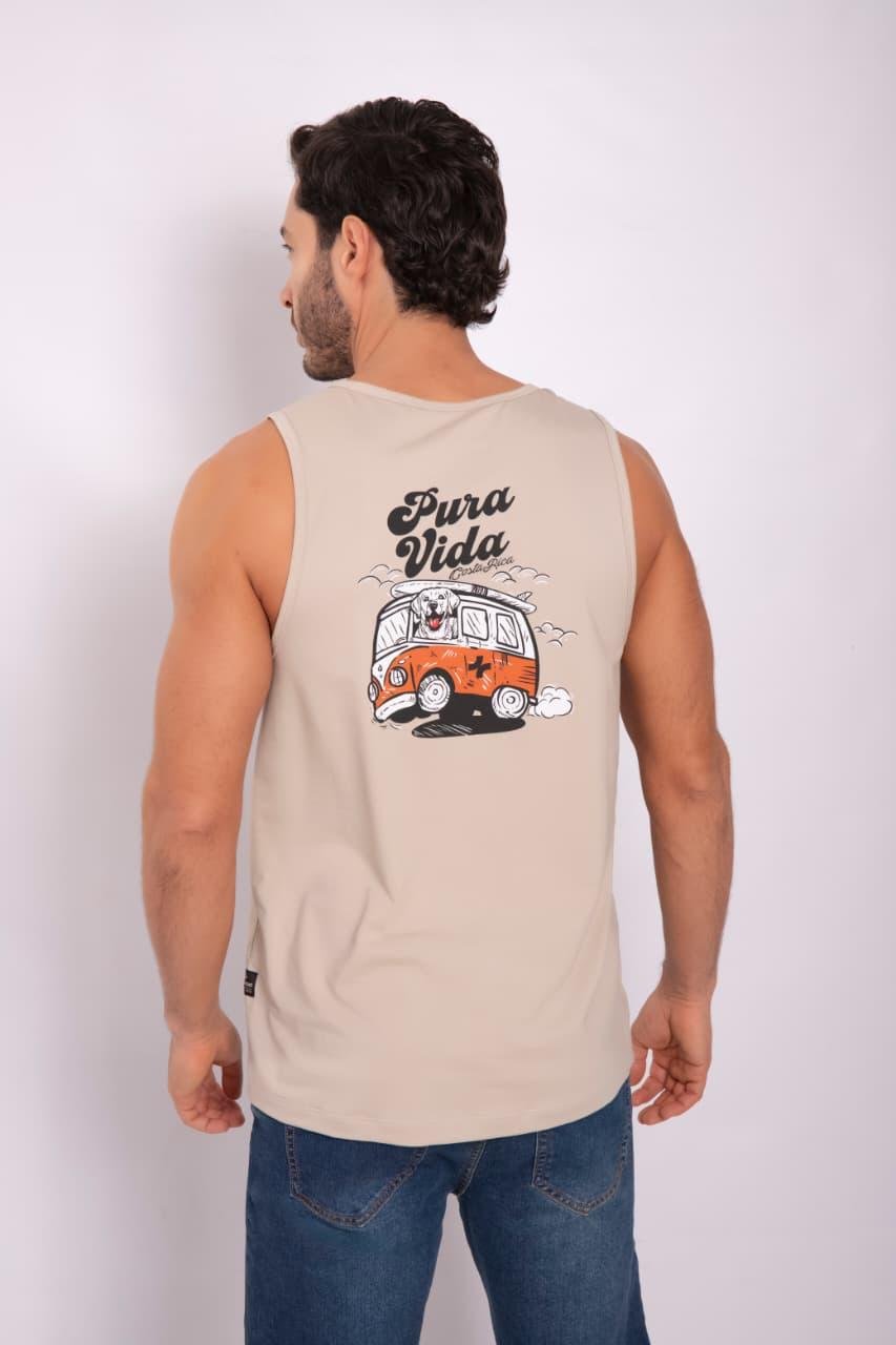 CAMISETA DE TIRANTES CON ESTAMPADO PURA VIDA TRASERO CIVIL ROAD - Imagen 3