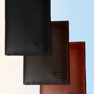 BILLETERA DE CUERO VERTICAL THE ONE