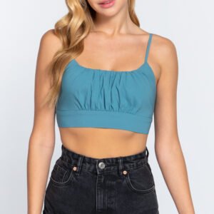 BLUSA CORTA DE TIRANTES CON AMARRE TRASERO ACTIVE