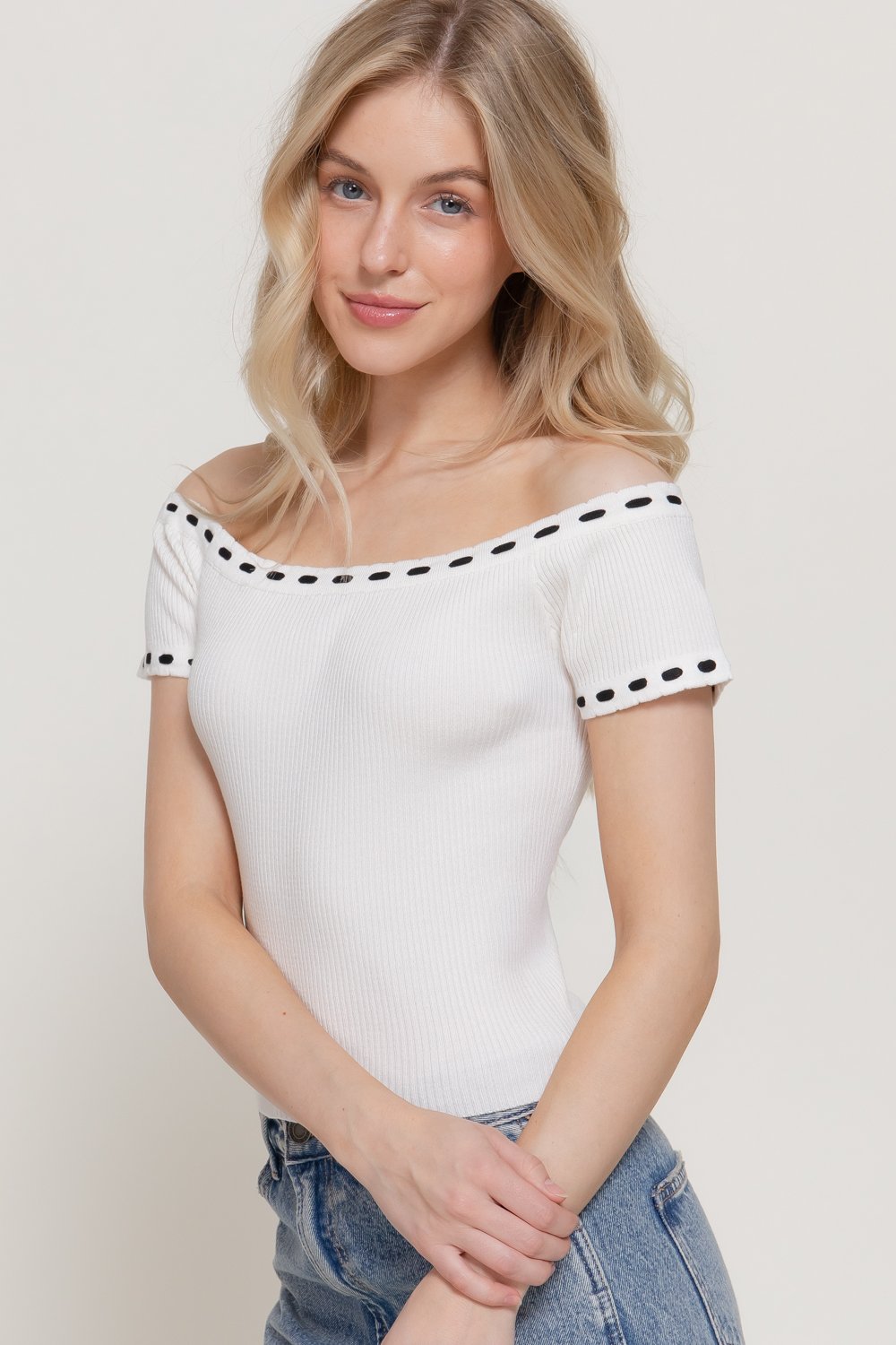 BLUSA DE HOMBROS CAÍDOS ACTIVE - Imagen 6