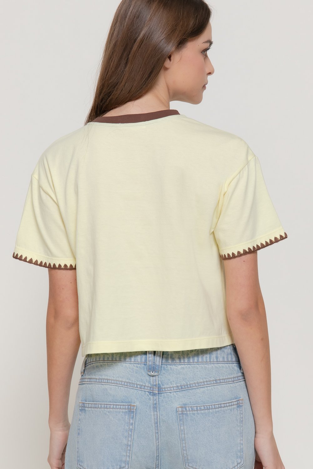 BLUSA CORTA DE MANGAS PERMANENT VACATION ACTIVE - Imagen 3