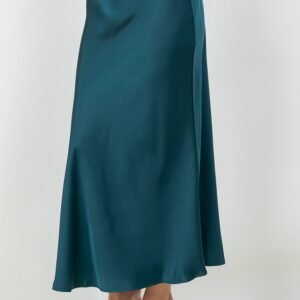 FALDA LARGA DE SATÍN TABA