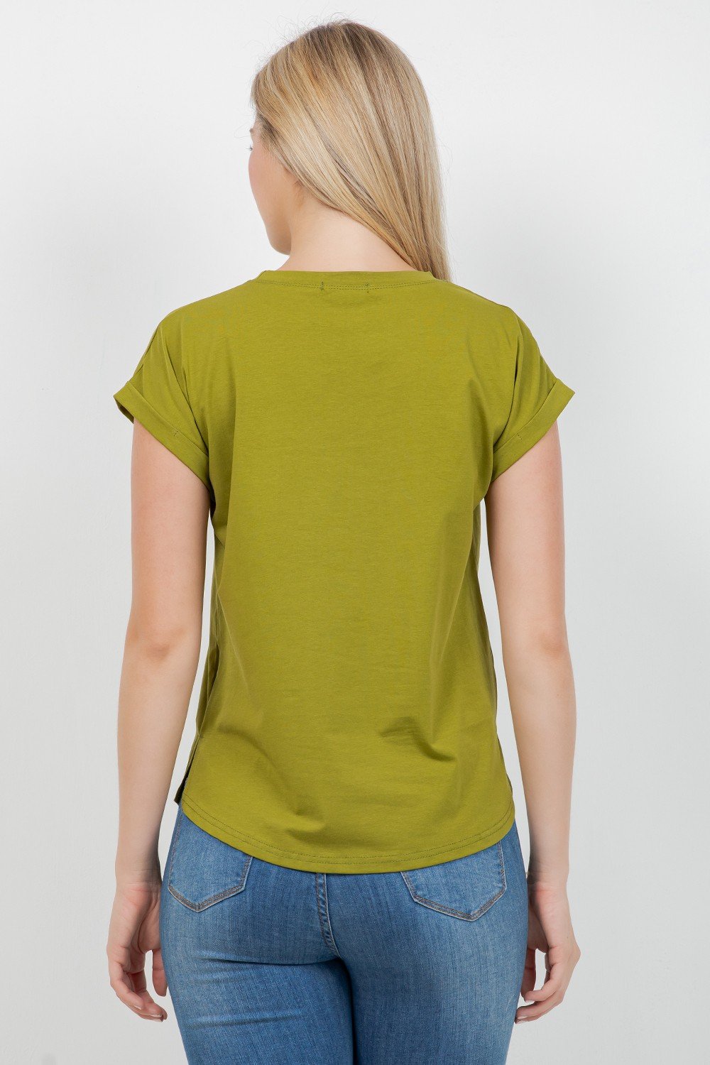 BLUSA CON CUADRADO DE FLORES TABA - Imagen 5