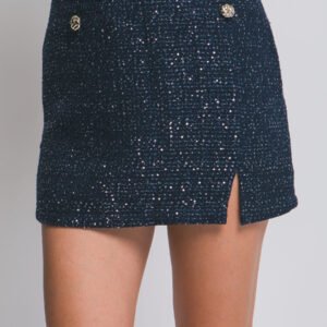 FALDA CORTA DE BRILLOS LOVE TREE