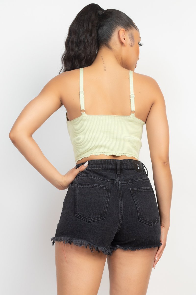 BLUSA CORTA DE TIRANTES BLASHE - Imagen 4