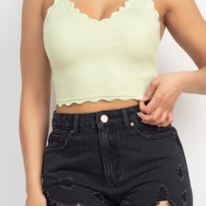 BLUSA CORTA DE TIRANTES BLASHE