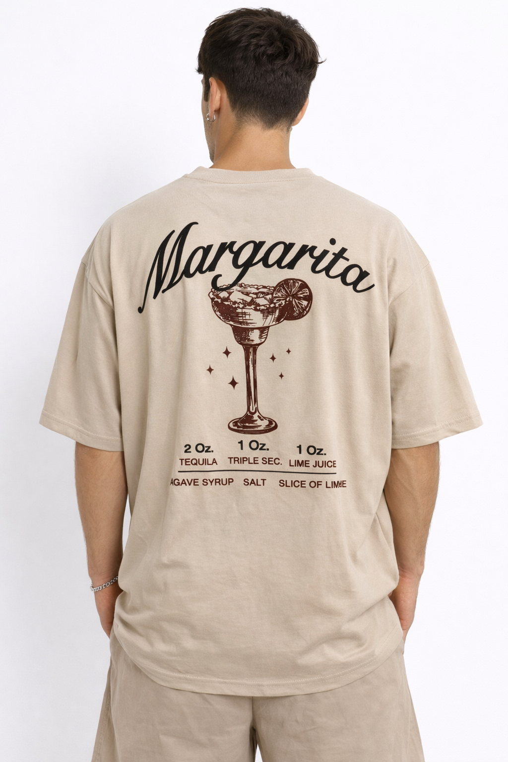 CAMISETA OVERSIZE TEQUILA Y MARGARITA BLOCK - Imagen 3