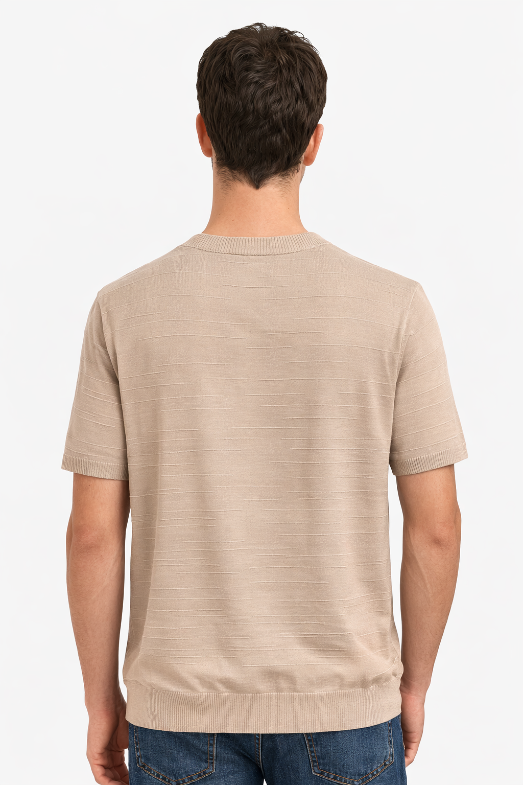 CAMISETA CON DISEÑO DE LÍNEAS BLOCK - Imagen 4