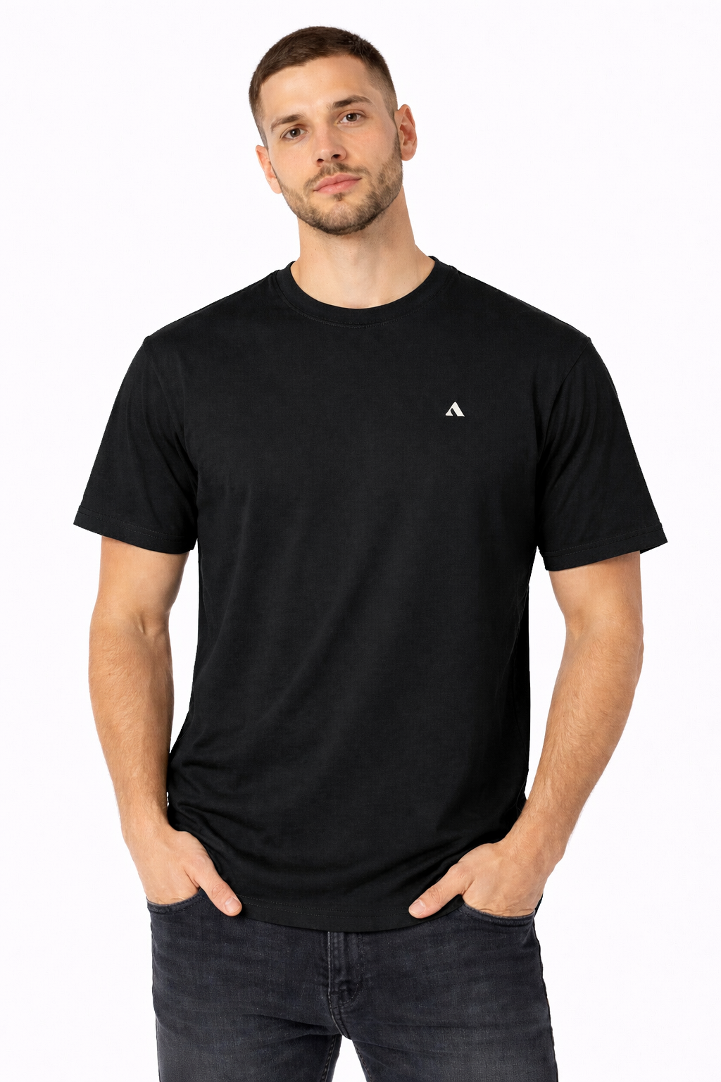 CAMISETA BÁSICA CUELLO REDONDO ARENA