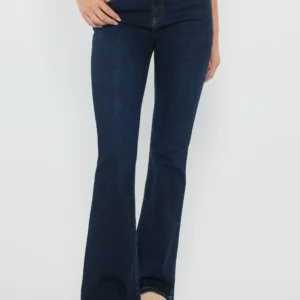 JEANS AZUL CORTE BOTA TIRO ALTO EN JEAN EP3689