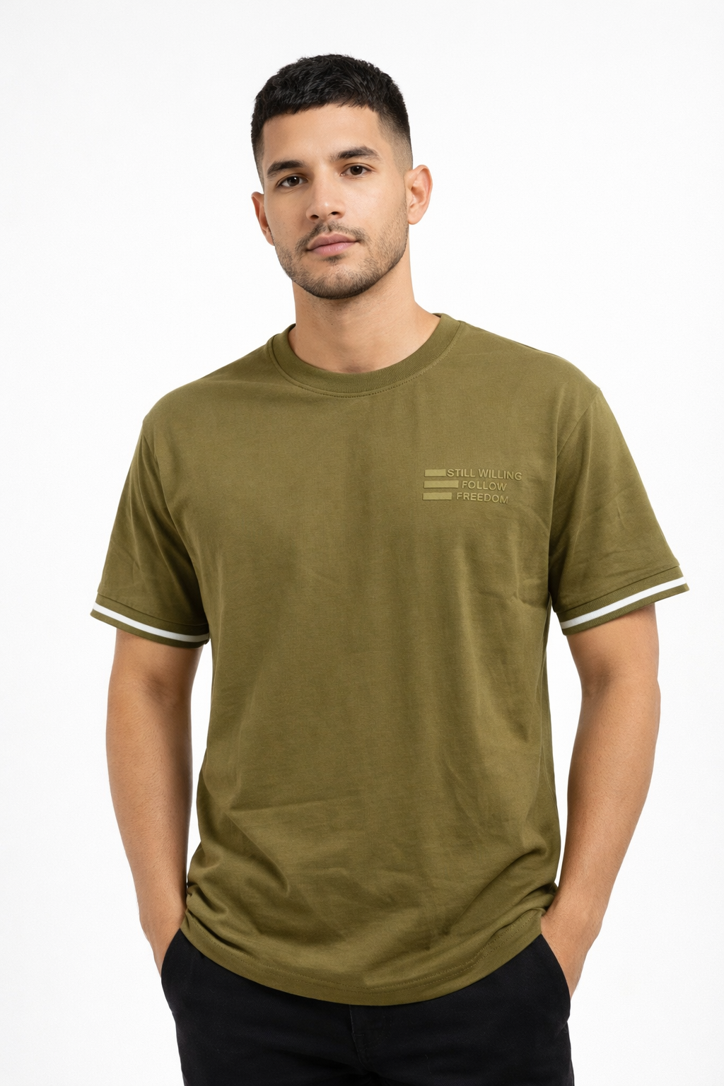 CAMISETA STILL WILLING FOLLOW FREEDOM BLOCK