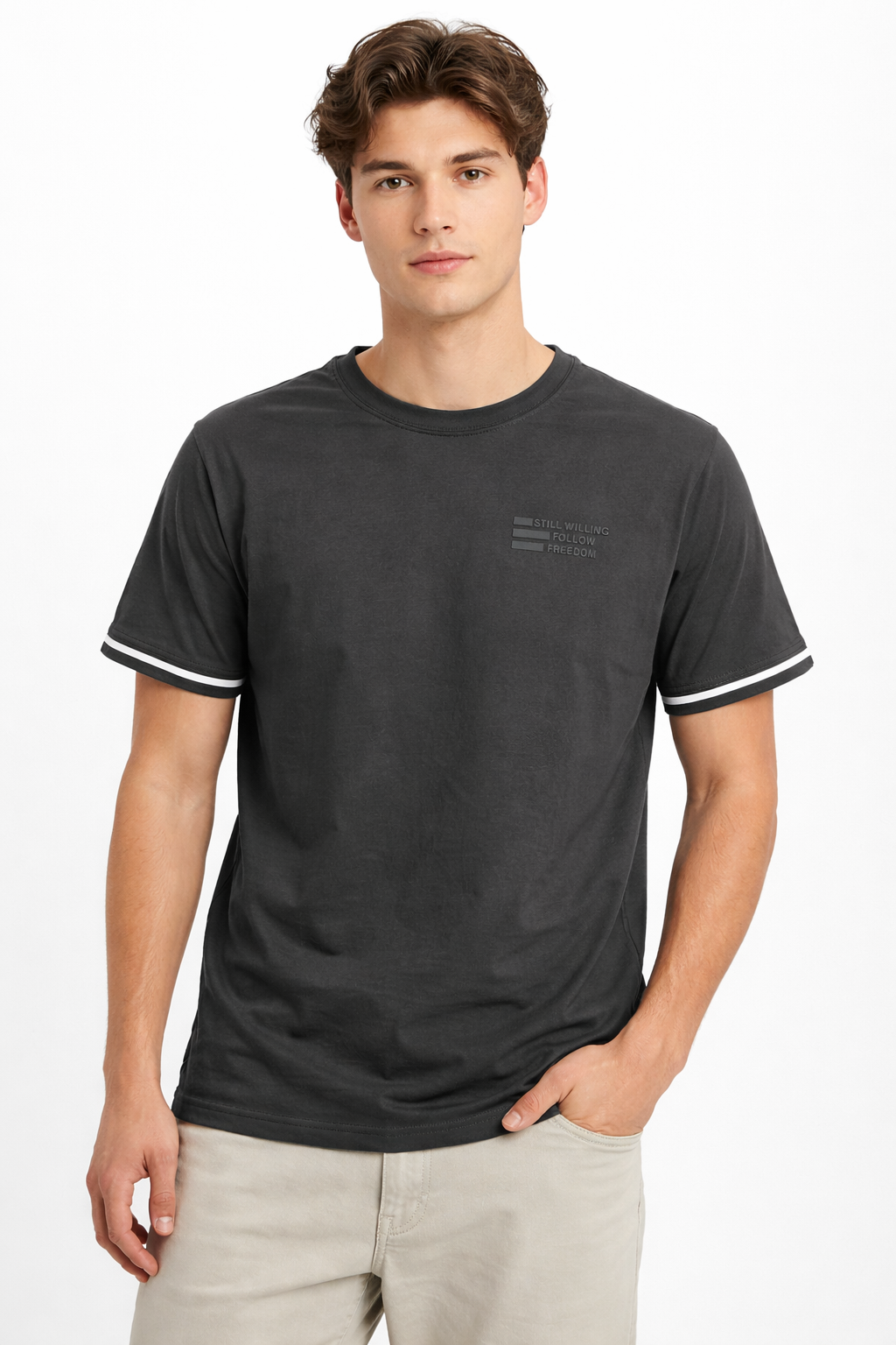 CAMISETA STILL WILLING FOLLOW FREEDOM BLOCK - Imagen 5