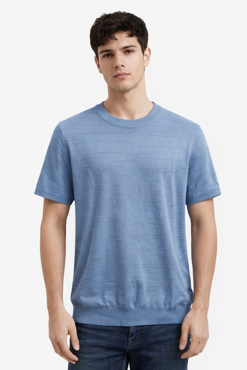 CAMISETA CON DISEÑO DE LÍNEAS BLOCK - Imagen 5