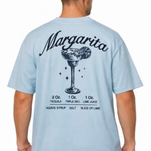 CAMISETA OVERSIZE TEQUILA Y MARGARITA BLOCK