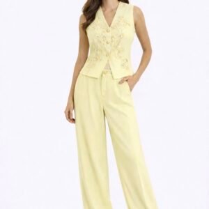 CONJUNTO DE PANTALÓN Y CHALECO TEN22