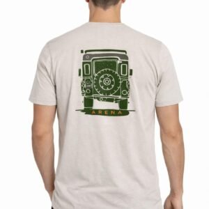 CAMISETA CON LOGO DE CARRO ARENA