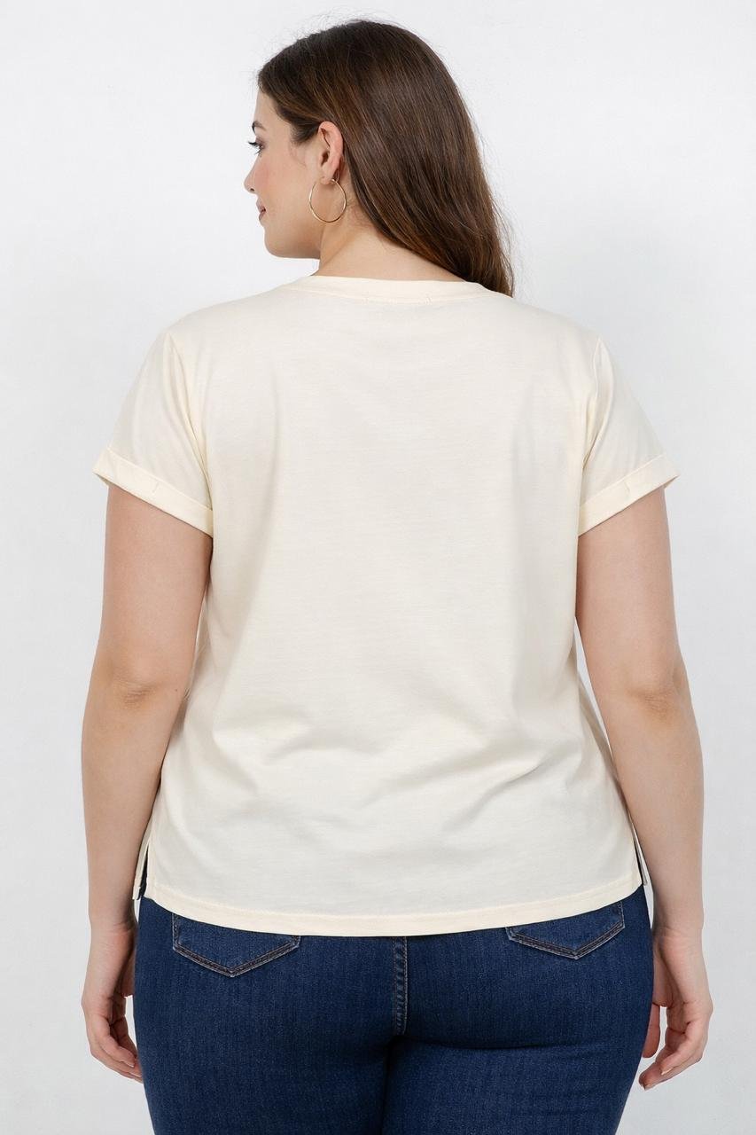 BLUSA CON ADORNOS DE CONCHAS TABA - Imagen 7