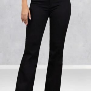 JEANS CORTE BOTA NEGRO TIRO ALTO PEPE  07 742 0010