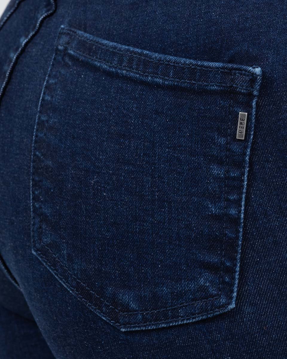 JEANS CORTE BOTA TIRO ALTO AZUL OSCURO PEPE 03 742 0114 - Imagen 6